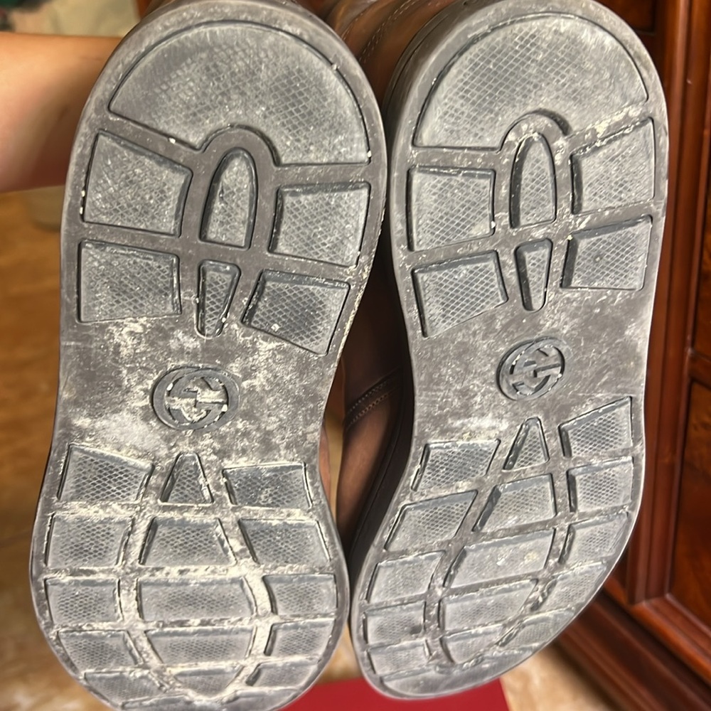 Gucci Brown Leather Luxury Trekking Boots, Size 10, Wonderful condition! - Picture 6 of 8